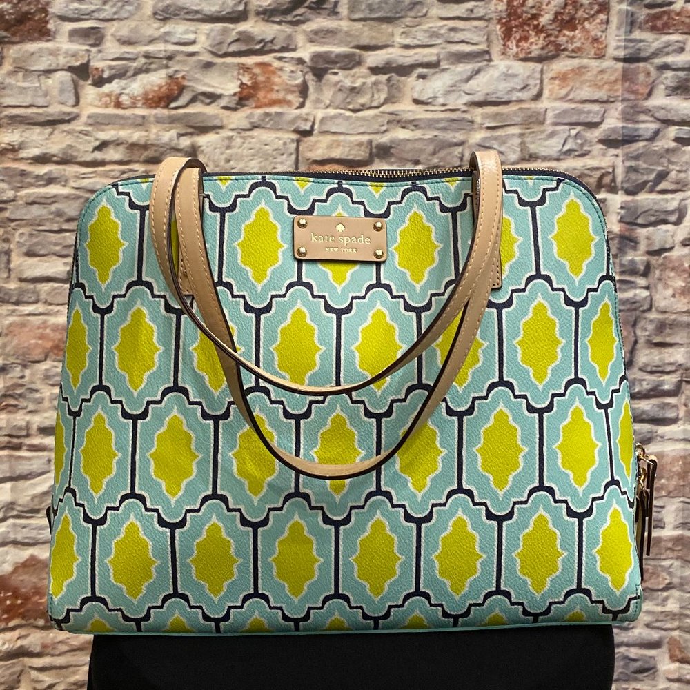 Kate Spade Zip-Zip Bag in Cabana Tile